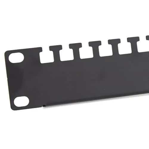 Kenable Kabelführungsleiste 1U 19 Zoll Rack Metall