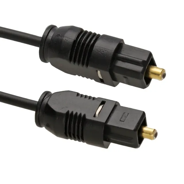 Kenable TOSLINK Optisches Audiokabel 0,3m Schwarz 5.1 Flach