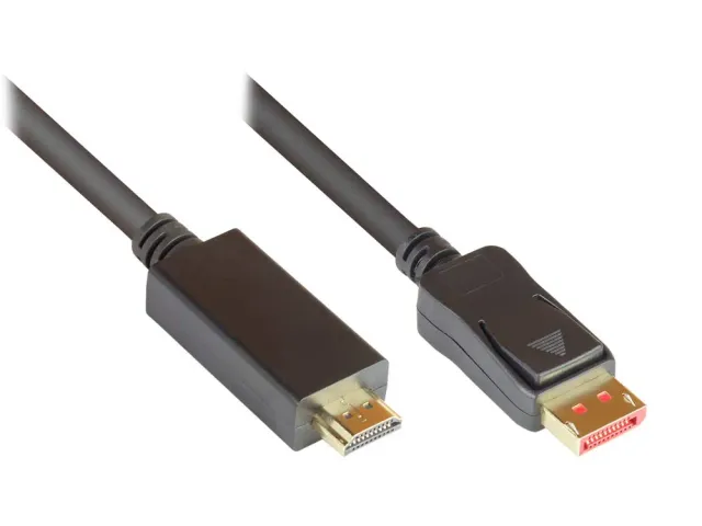 Good Connections DisplayPort-HDMI Kabel 2m schwarz 4K