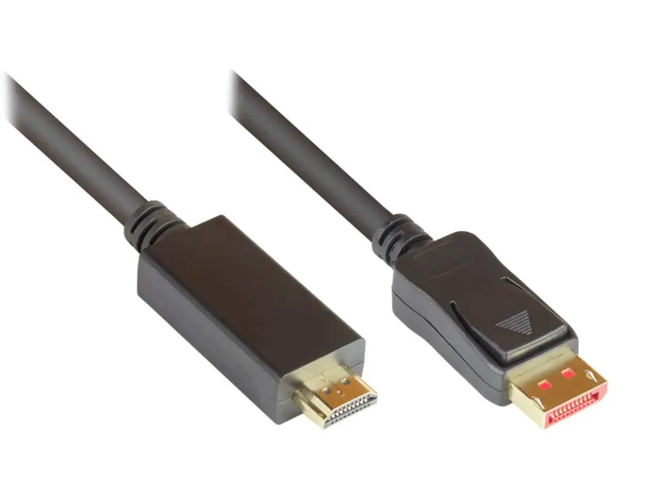 Good Connections DisplayPort-HDMI Kabel 2m schwarz 4K