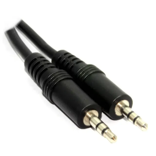 Kenable 3,5mm Klinkenkabel 1,2m schwarz geschirmt