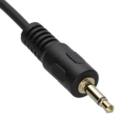 Kenable Mono Klinkenkabel 3,5mm 2m Schwarz