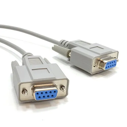 Kenable RS232 Nullmodem Kabel DB9 10m Beige
