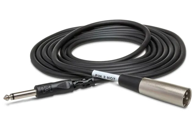 Hosa PXM-110 Klinke-XLR-Kabel 3 m unsymmetrisch