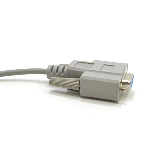 Kenable RS232 Nullmodem Kabel DB9 10m Beige