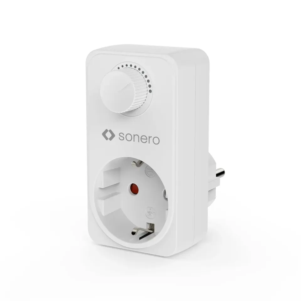 Sonero Steckdosendimmer für LED weiß 20-400W