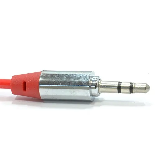 kenable Pro Audiokabel 3,5 mm Klinke rot 2 m