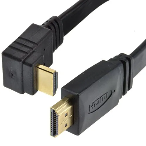 Kenable HDMI Kabel flach gewinkelt 5m High Speed
