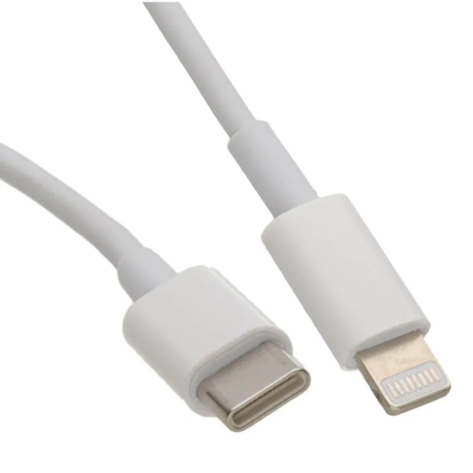 Kenable USB-C auf 8-Pin Kabel 0,5 m 20W Weiß