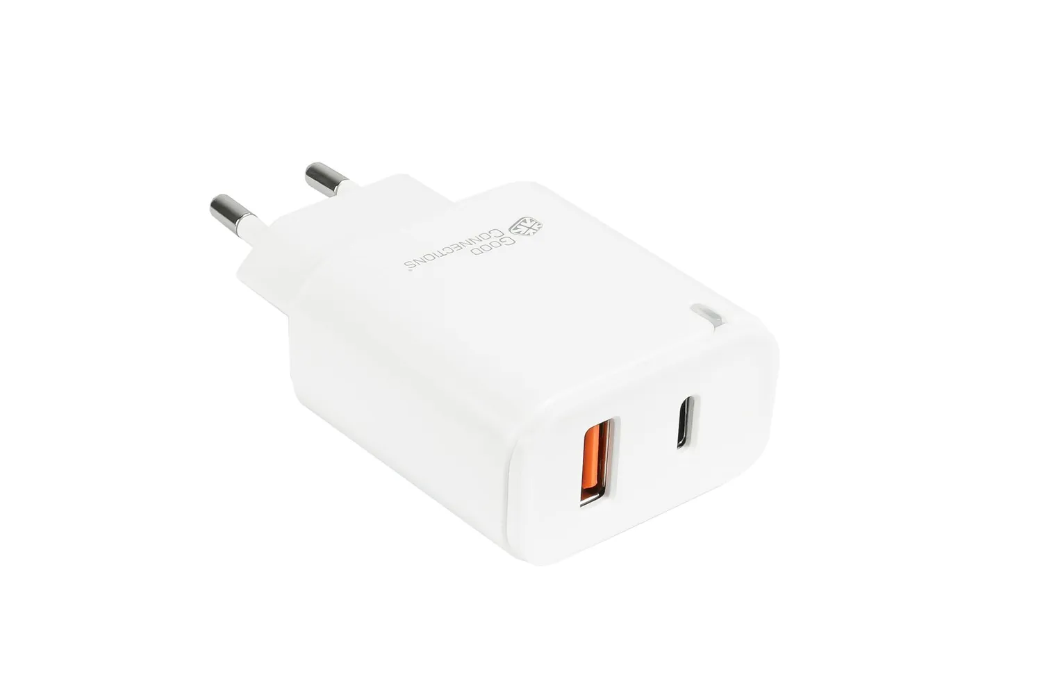 Good Connections 20W 2-Port USB-Schnellladegerät weiß PD 3.0