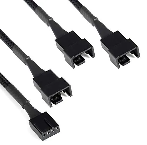 Poppstar PWM Lüfter Verteilerkabel 20cm 3-fach 4-Pin