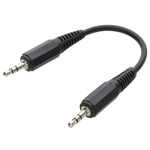 Kenable AUX Kabel 3,5mm 15cm Stereo Klinke Kurz