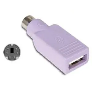 Kenable USB A Buchse auf PS/2 Stecker Adapter Tastatur