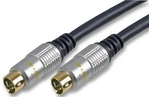 Kenable S-Video Kabel 4-polig 0,5m vergoldet OFC