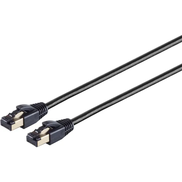 Jamega Cat 8 Netzwerkkabel 5 m schwarz F/FTP