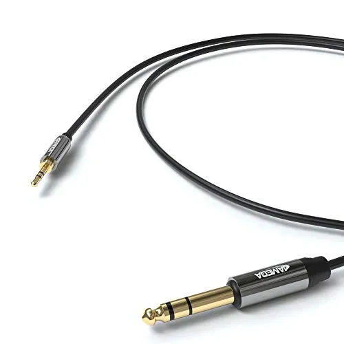 Jamega Aux Audiokabel 3,5 auf 6,35 mm 3 m