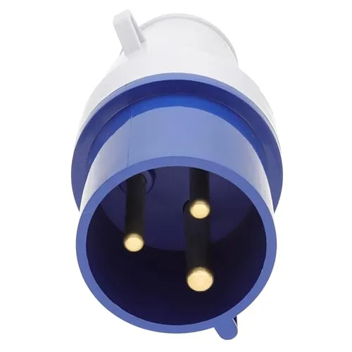 Kenable CEE Stecker 32A 230V 3-polig blau IP44