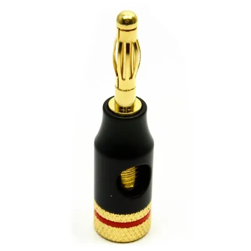 Kenable 4mm Bananenstecker Schraubklemme Schwarz