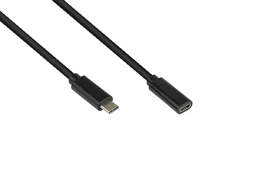 Good Connections USB-C Verlängerung 3.2 Gen2 1m 100W schwarz