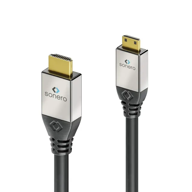 Sonero Premium S-HC200-030 Mini HDMI Kabel 3m schwarz 4K