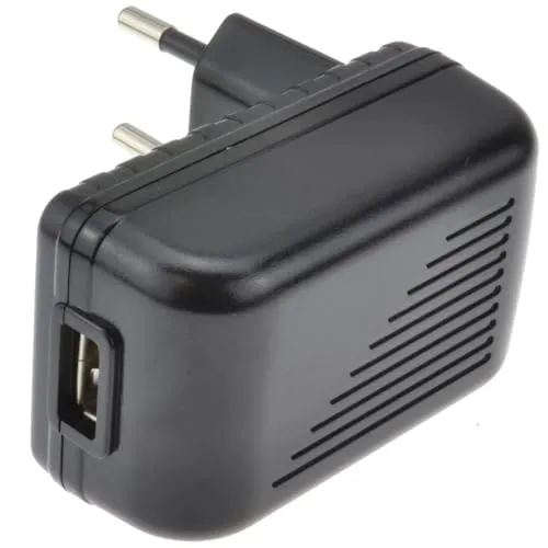 Kenable USB Ladegerät Eurostecker 2,1A schwarz