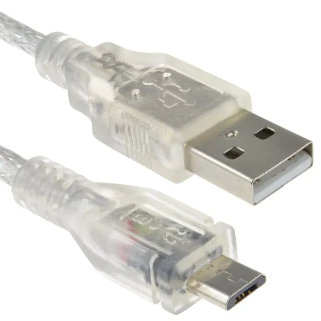 Kenable USB 2.0 Micro-B Kabel 2 m transparent