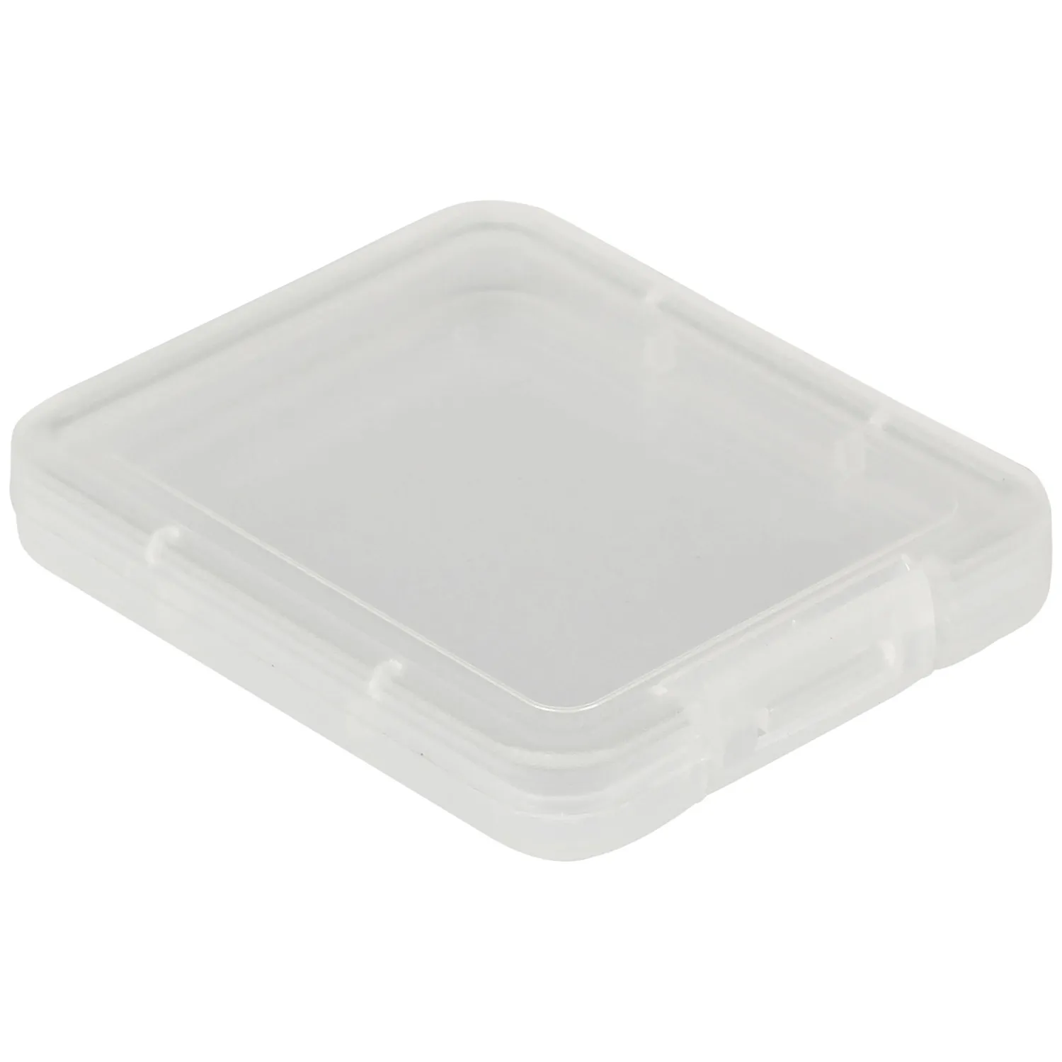 Poppstar 10x CF Speicherkarten-Schutzbox 10 Stück transparent