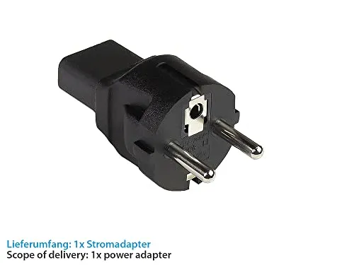 Good Connections PA-0030S Stromadapter schwarz CEE 7/7-C13
