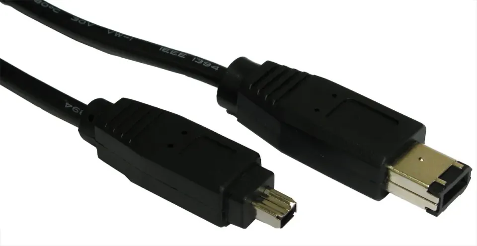 Kenable Firewire IEEE 1394 Kabel 4 Pin auf 6 Pin 1 m