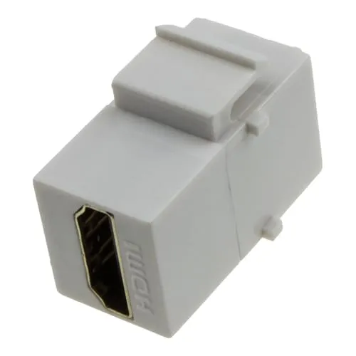 Kenable HDMI Keystone Modul weiß Kupplung Snap-In