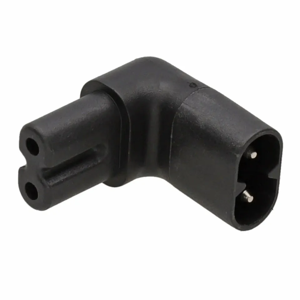 Kenable C7/C8 Winkeladapter Vertikal 2,5A Figure-8