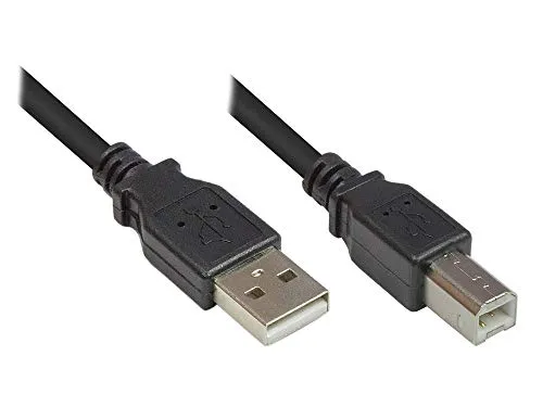 Good Connections USB 2.0 Kabel A-B 1 m schwarz Drucker