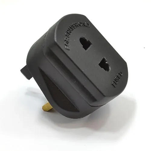 Kenable Rasierer Adapter UK Stecker 1A schwarz Kabel