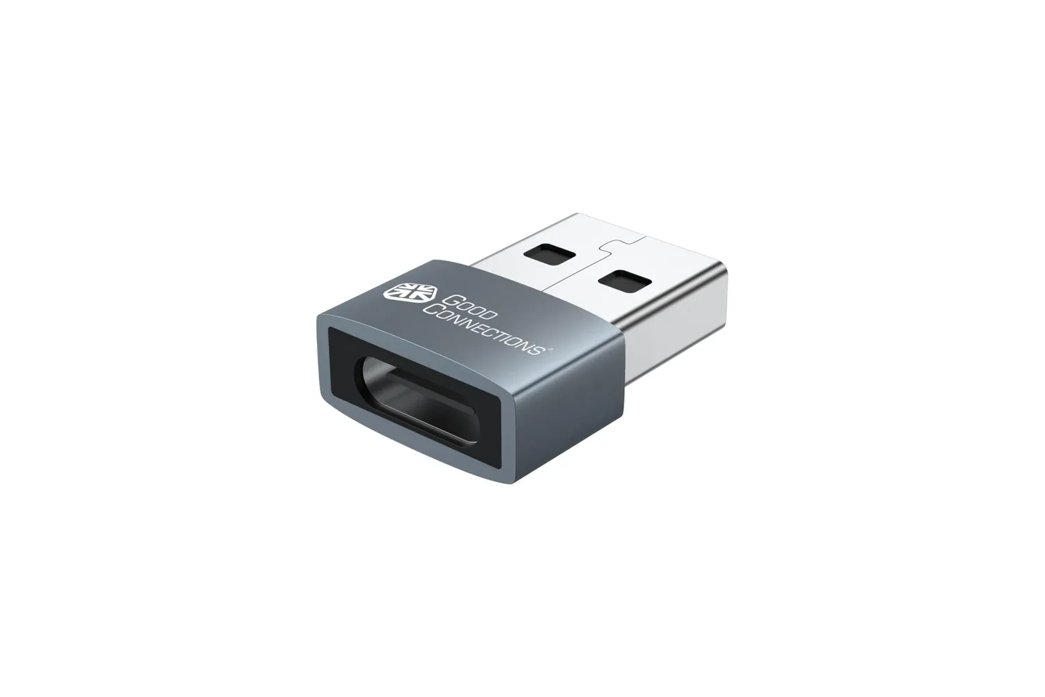 Good Connections USB-A auf USB-C Adapter 10er-Set grau