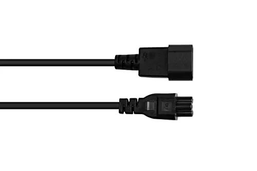 Good Connections C14-C5 Kaltgeräteverlängerung 1 m schwarz