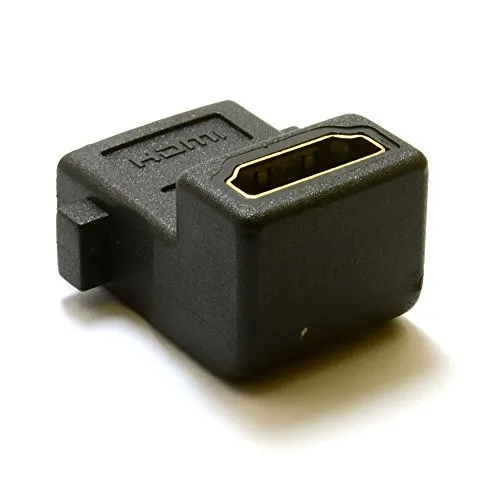 Kenable HDMI Einbaukupplung 90° Buchse-Buchse v1.4 3D