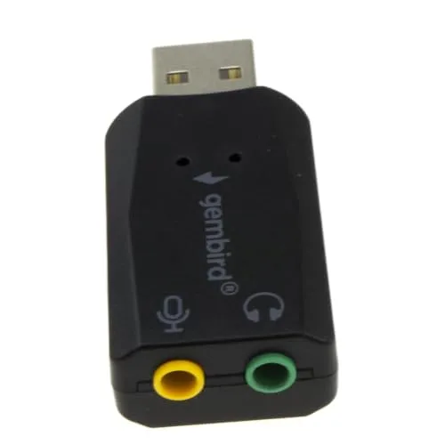 Kenable USB Soundkarte Adapter 3,5mm Headset Mikrofon