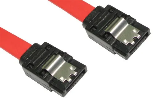Kenable SATA Kabel gewinkelt 90° 45 cm mit Verriegelung