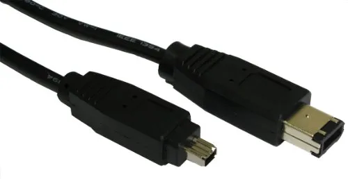 Kenable Firewire IEEE 1394 Kabel 4 Pin auf 6 Pin 1 m