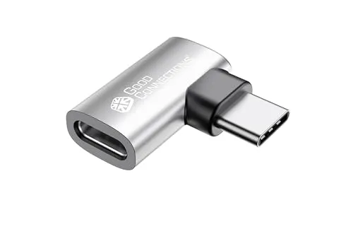 Good Connections USB 4.0 Winkeladapter silber 40 Gbit/s