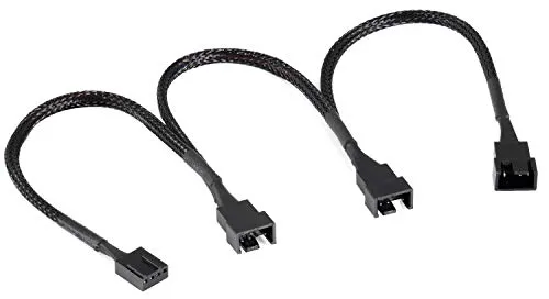Poppstar PWM Lüfter Verteilerkabel 20cm 3-fach 4-Pin