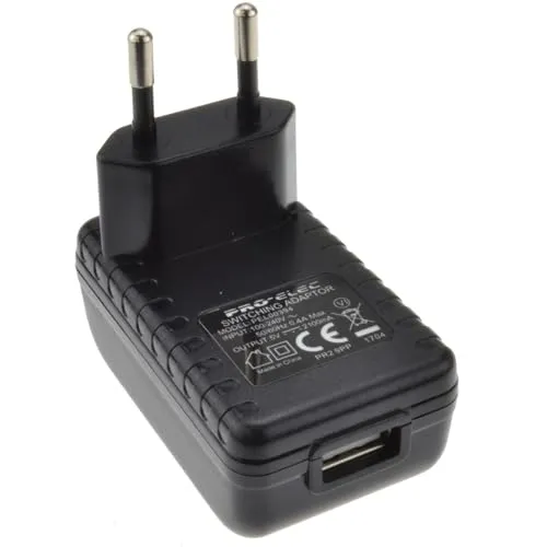 Kenable USB Ladegerät Eurostecker 2,1A schwarz