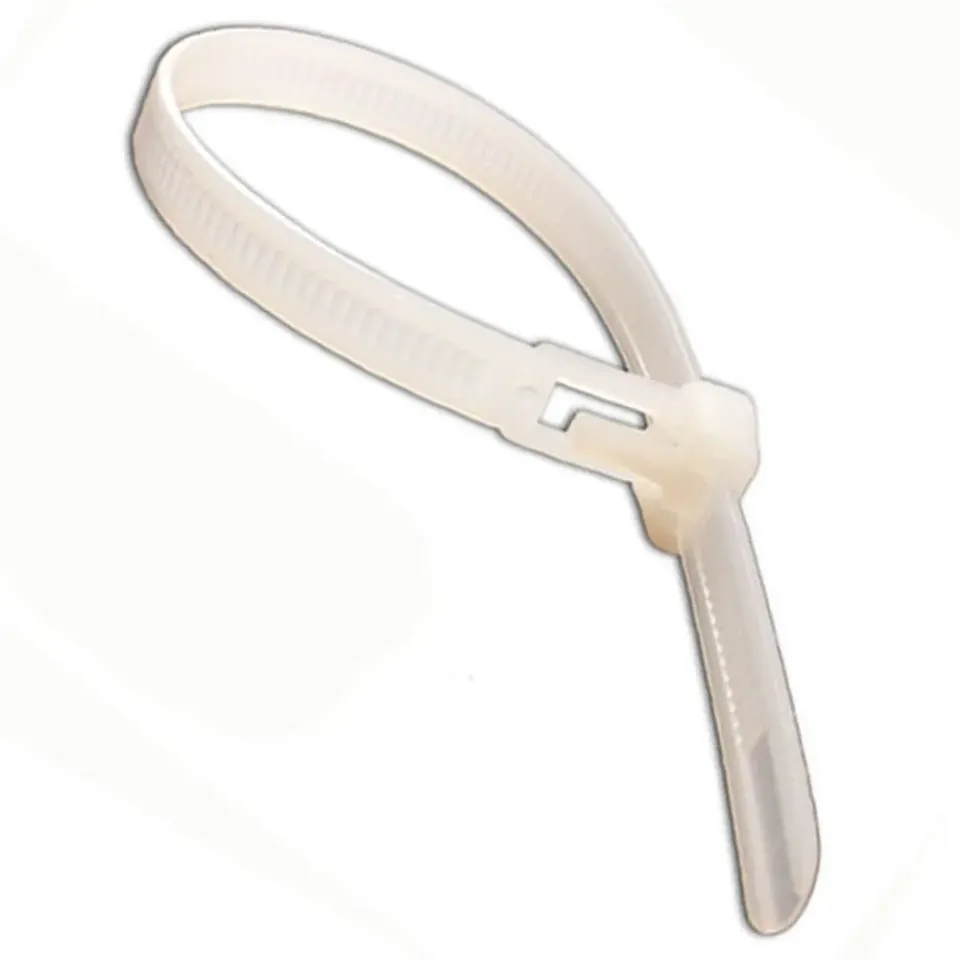 Kenable Kabelbinder 4,8x200mm Natur 50 Stück wiederverwendbar