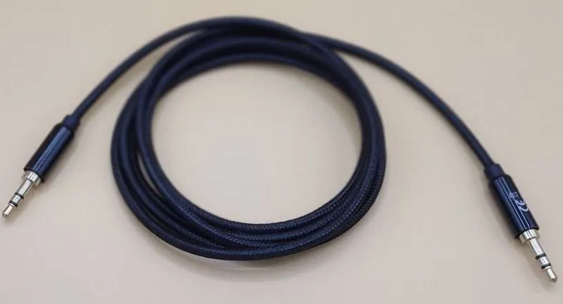 Jamega Aux Kabel 1,5 m 3,5 mm Nylon Stereo schwarz