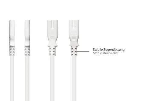 Good Connections P0870-W020 Euro-Verlängerung 2m Weiß