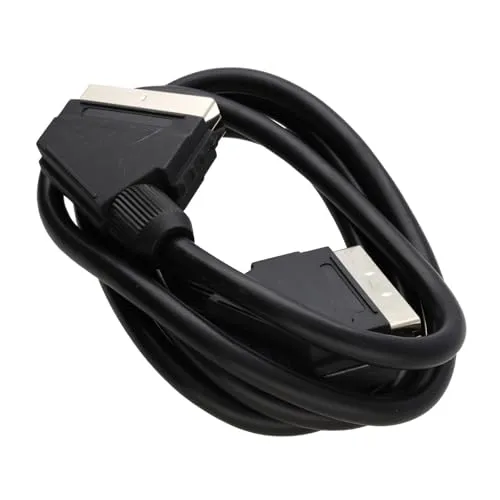 Kenable SCART-Kabel 1m schwarz vergoldet 21-polig