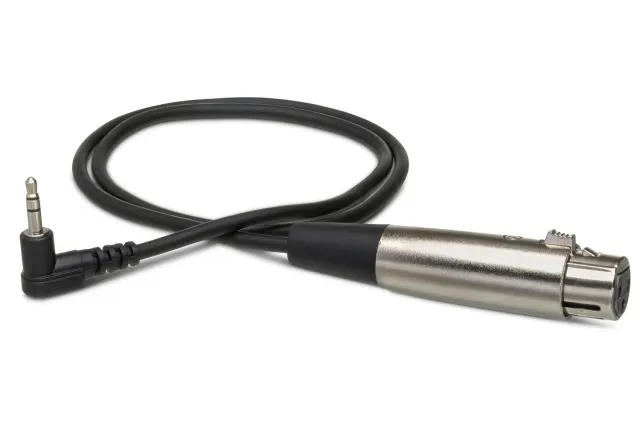 Hosa XVS-100F Mikrofonkabel XLR auf Miniklinke 0,9 m