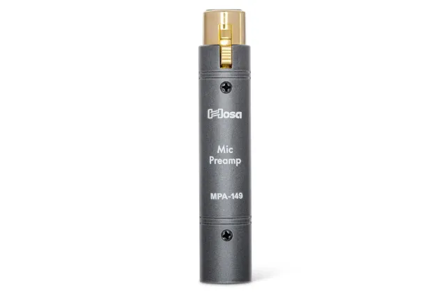 Hosa MPA-149 Mikrofon Vorverstärker XLR batteriebetrieben