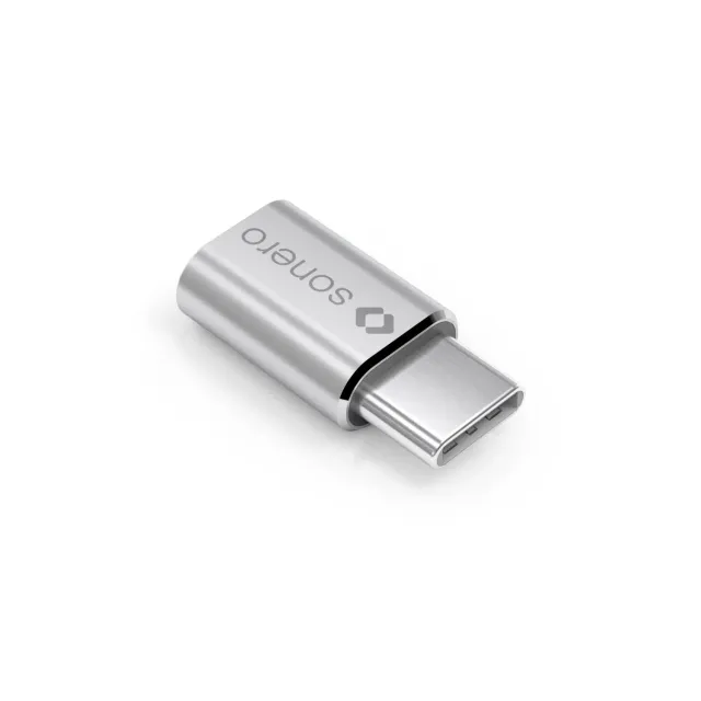 Sonero X-UA110 USB-C auf Micro-USB Adapter silber