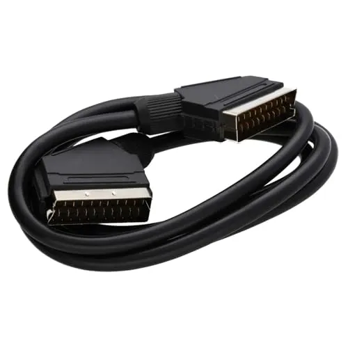 Kenable SCART-Kabel 1m schwarz vergoldet 21-polig
